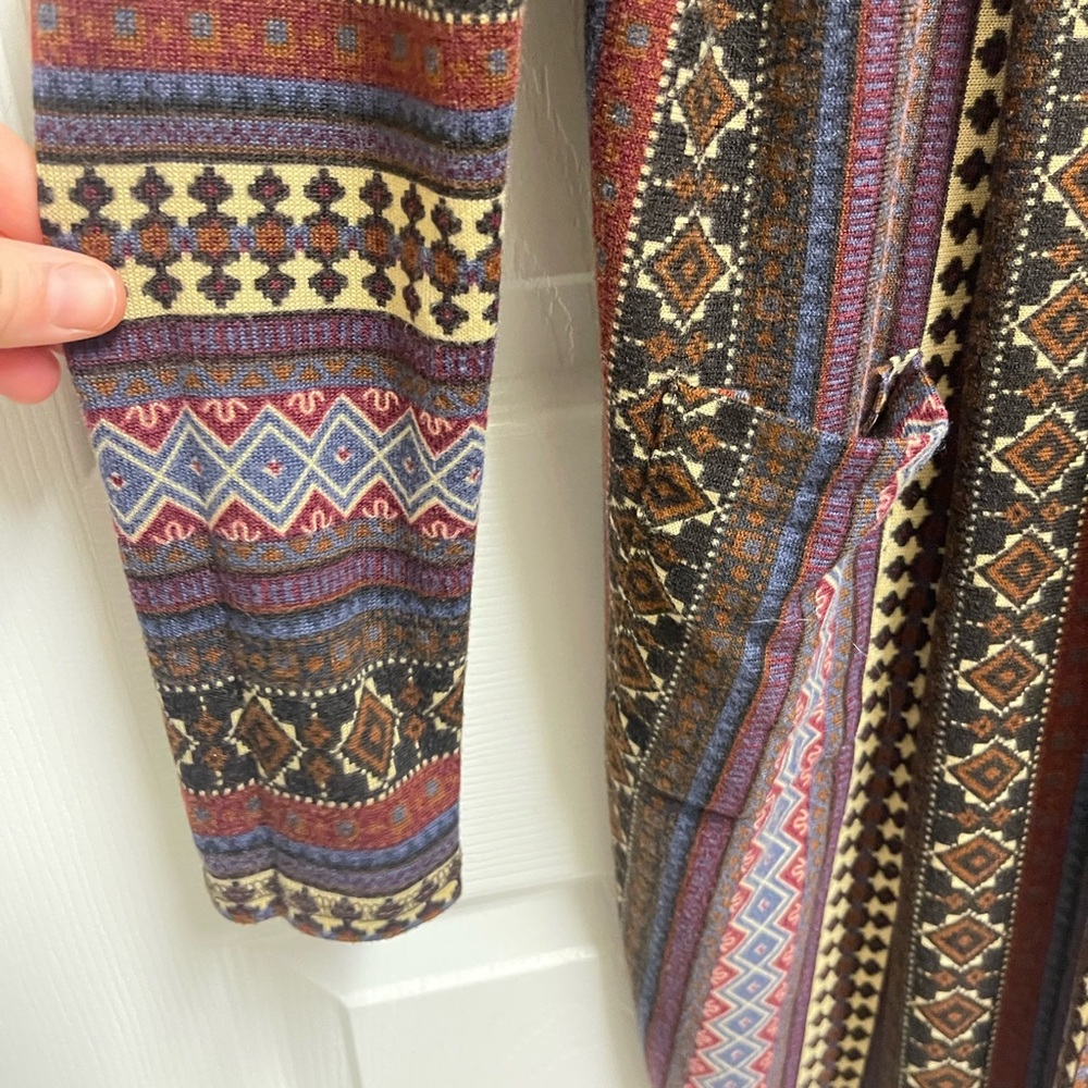 Double D Ranch Pattern Open Front Cardigan - image 6